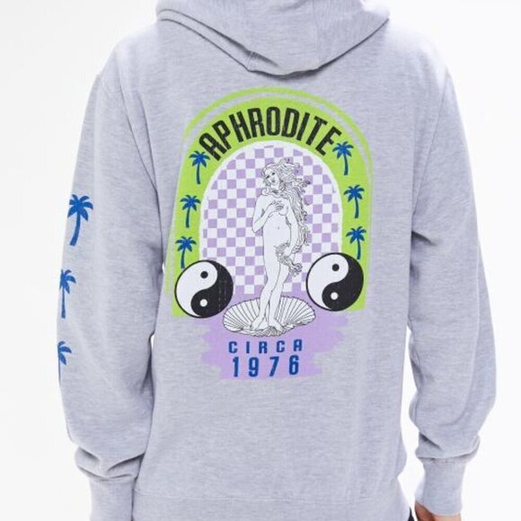 Urban Outfitters BDG Ying Yang Hoodie Aphrodite  L - Picture 1 of 12